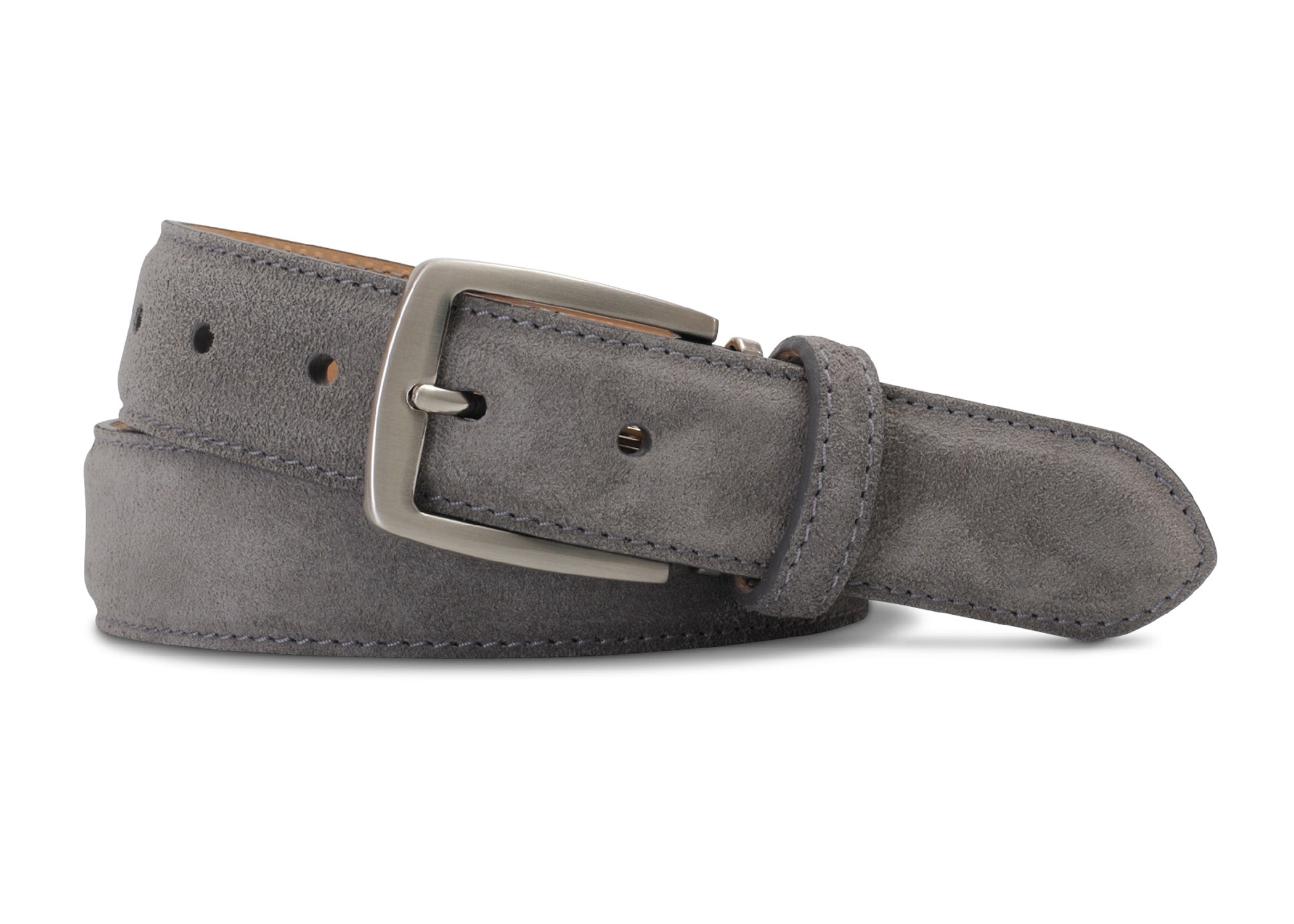Grey Italian Suede