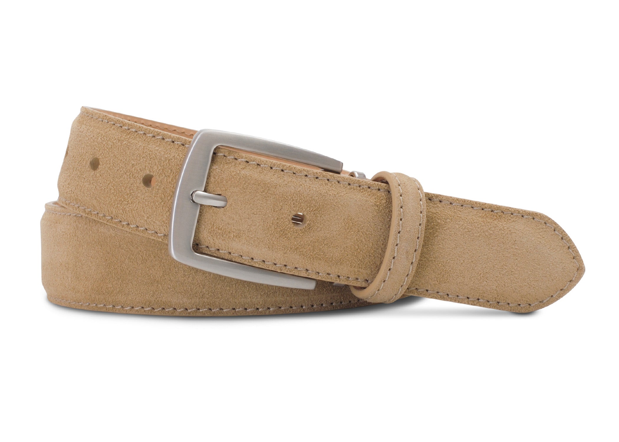 Light Tan Italian Suede