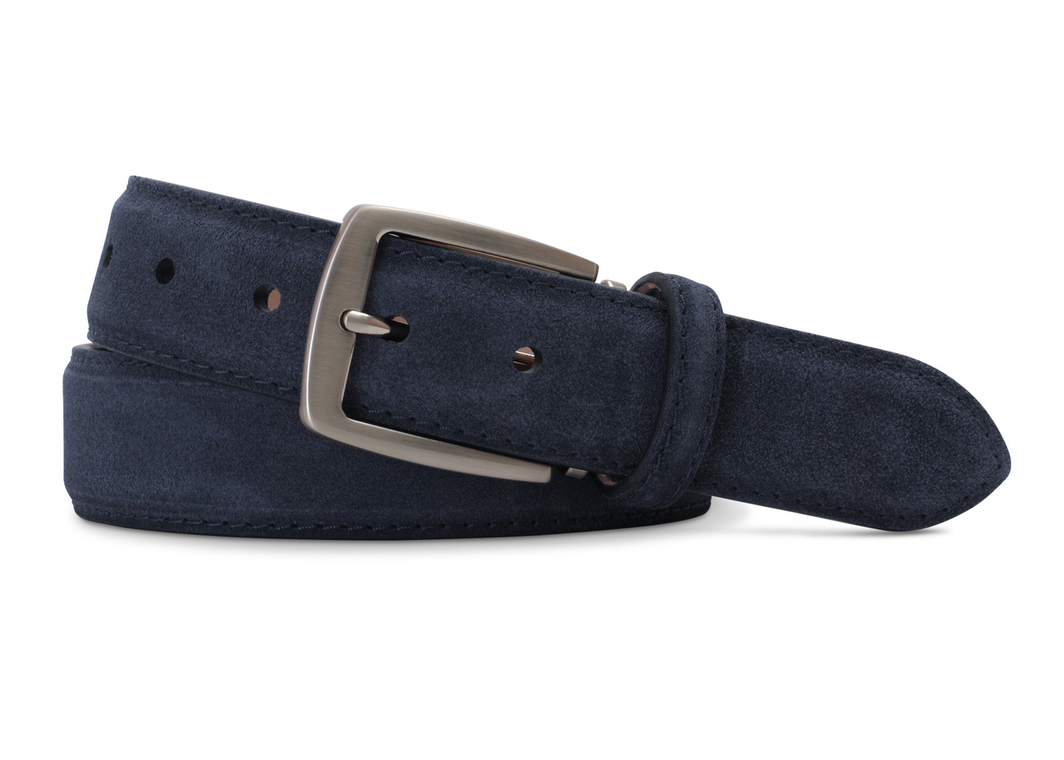 Navy Italian Suede
