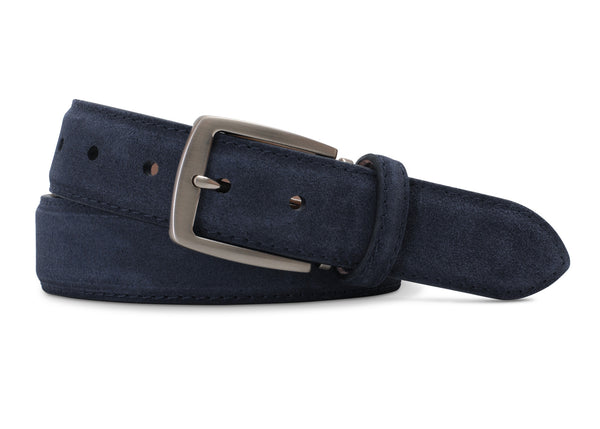 Navy Italian Suede