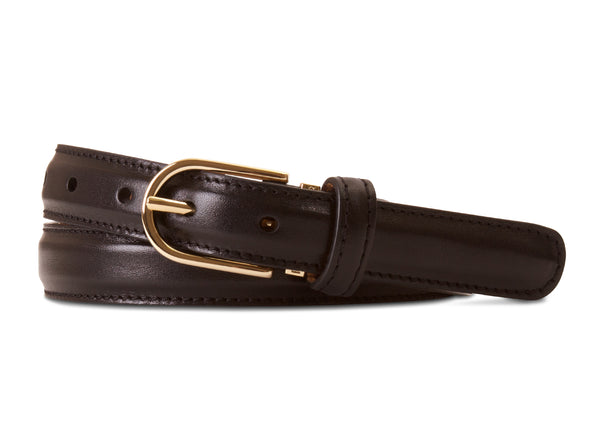 Black Glazed Italian Calf