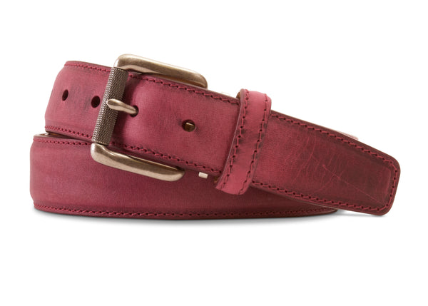 Burgundy Smoked Matte Calf