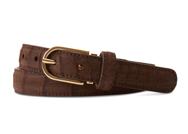 Chocolate Buffed American Alligator