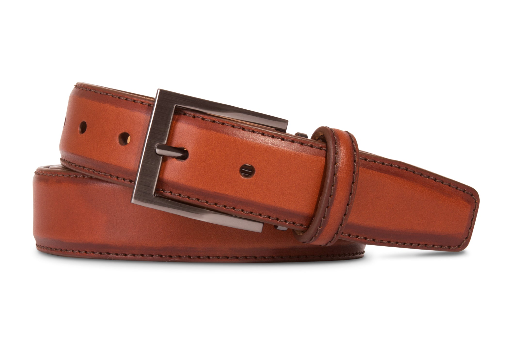 Hand Burnished Cognac Calf