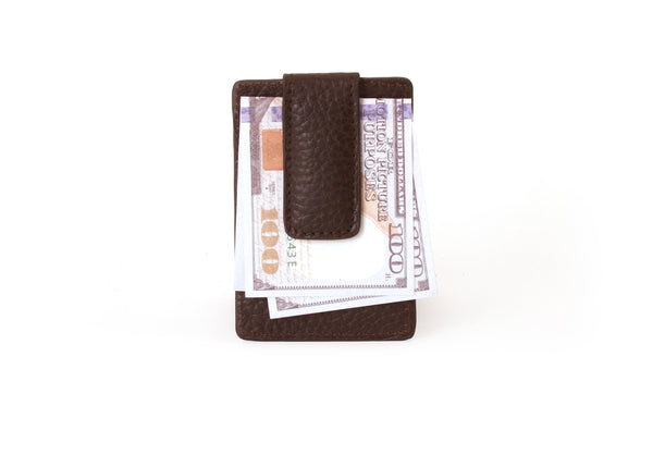 Deep Brown Money Clip