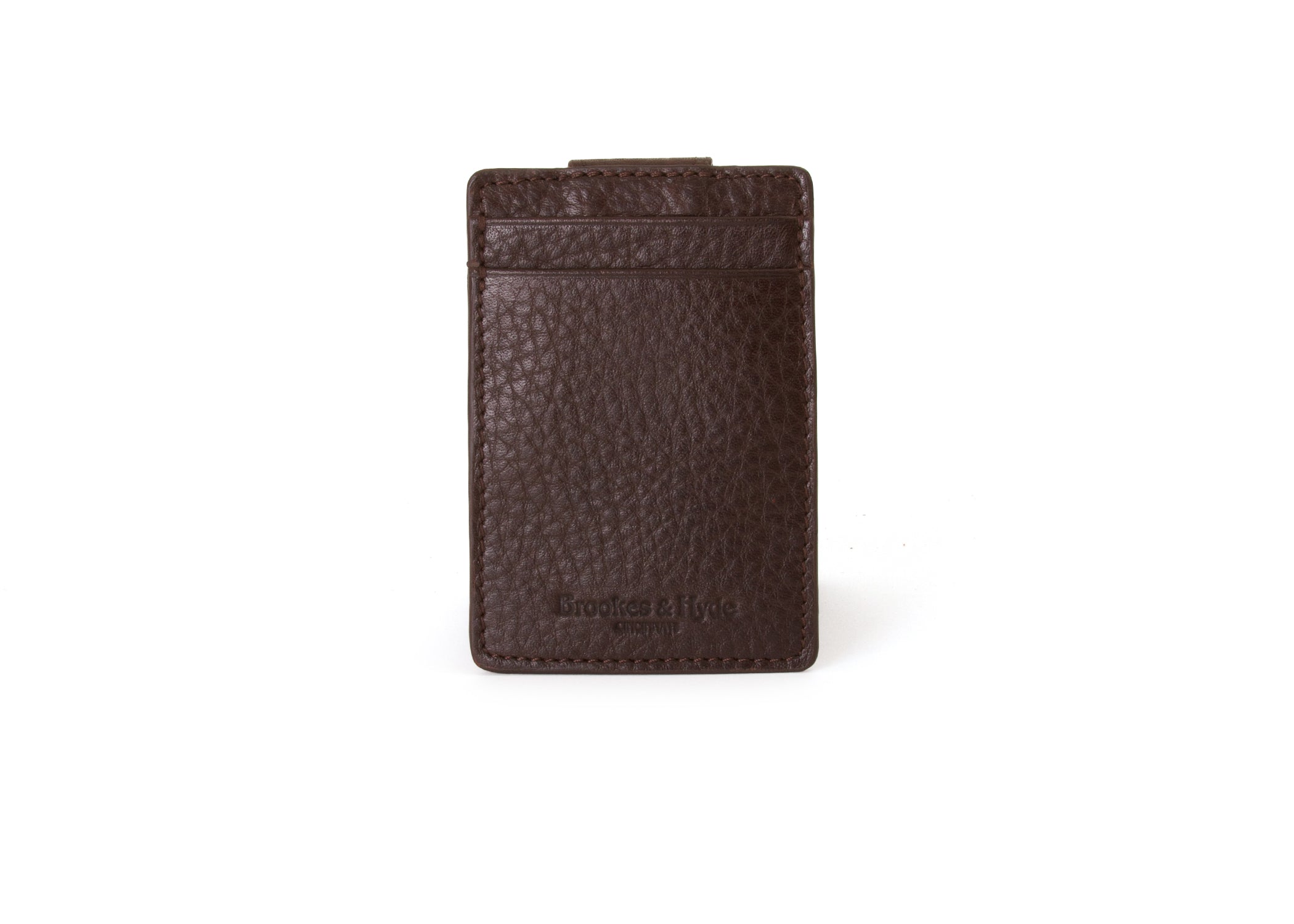 Deep Brown Money Clip