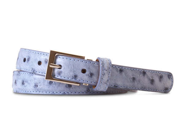 Denim Quilled Ostrich