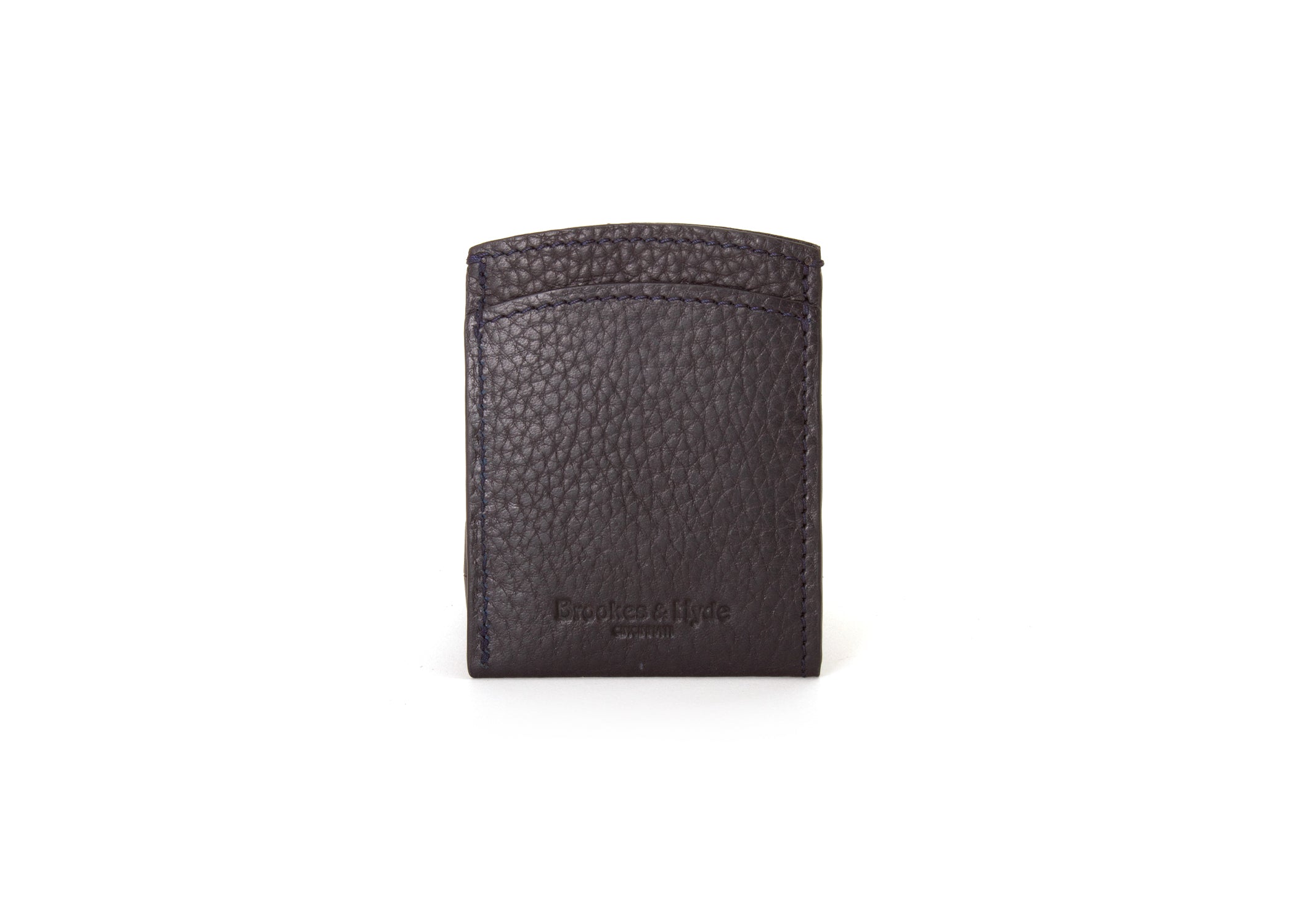 Navy Front Pocket Card Case