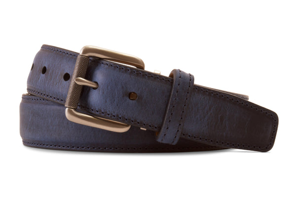 Navy Smoked Matte Calf