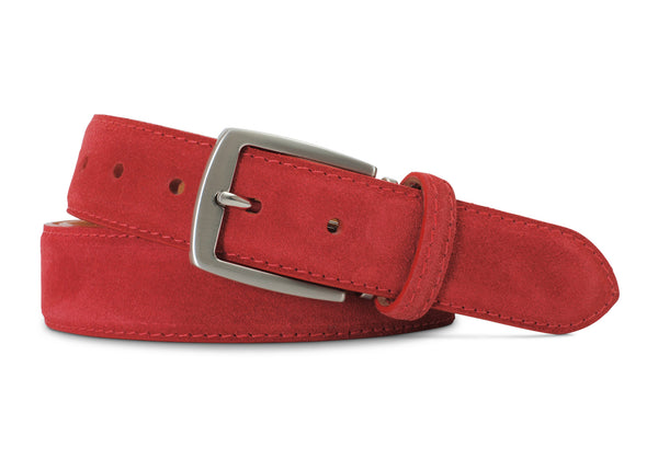 Red Italian Suede