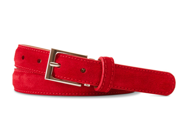 Red Italian Suede