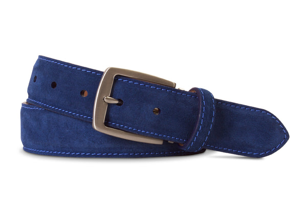 Royal Blue Italian Suede
