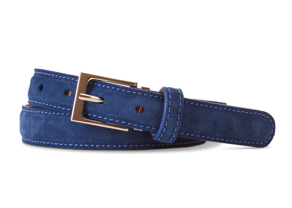 Royal Blue Italian Suede