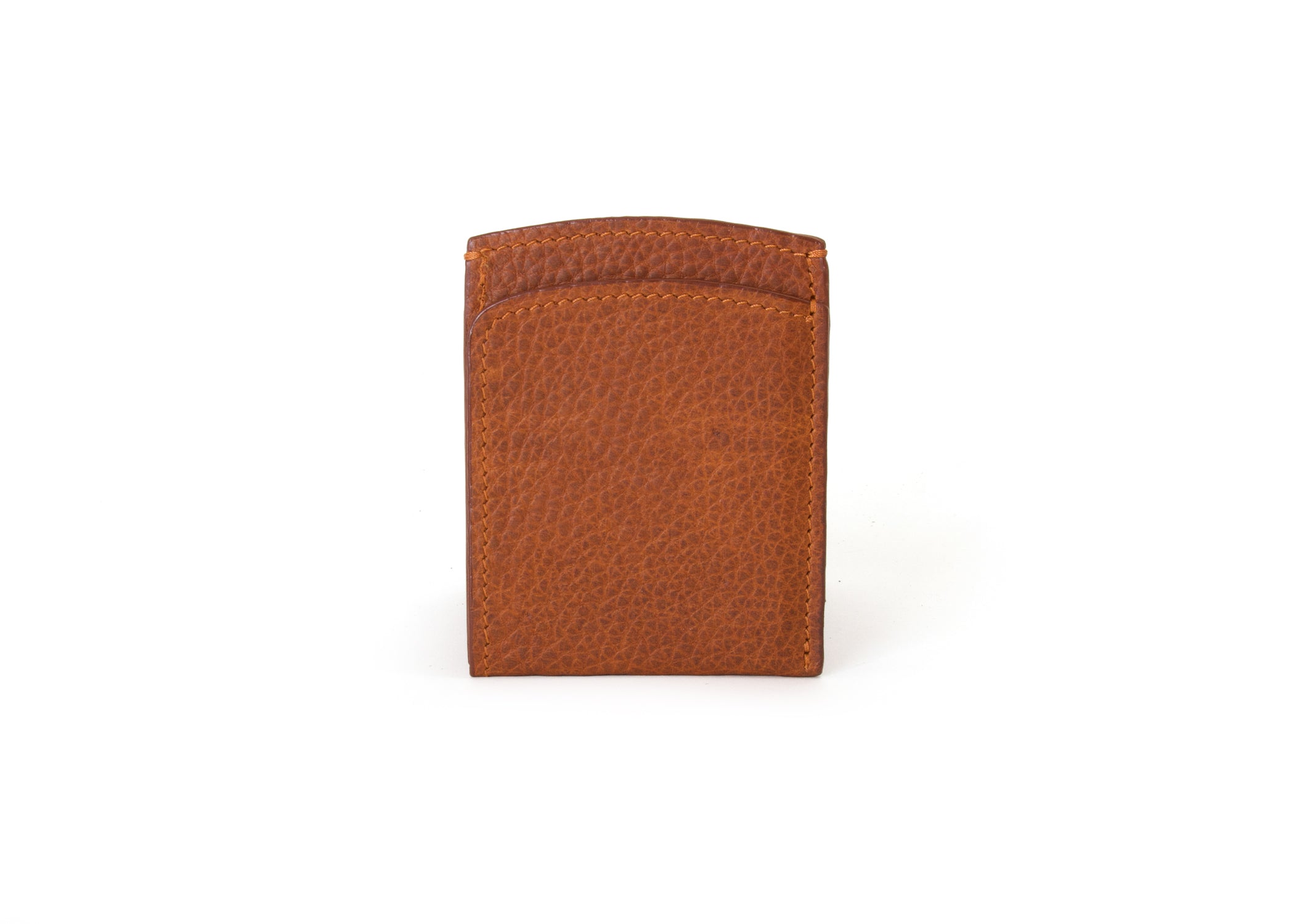 Tan Front Pocket Card Case