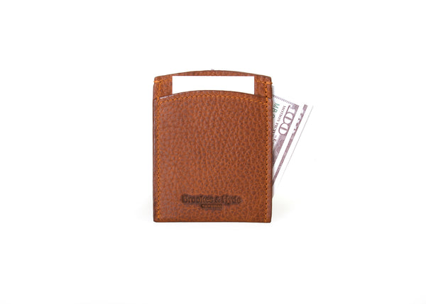 Tan Front Pocket Card Case