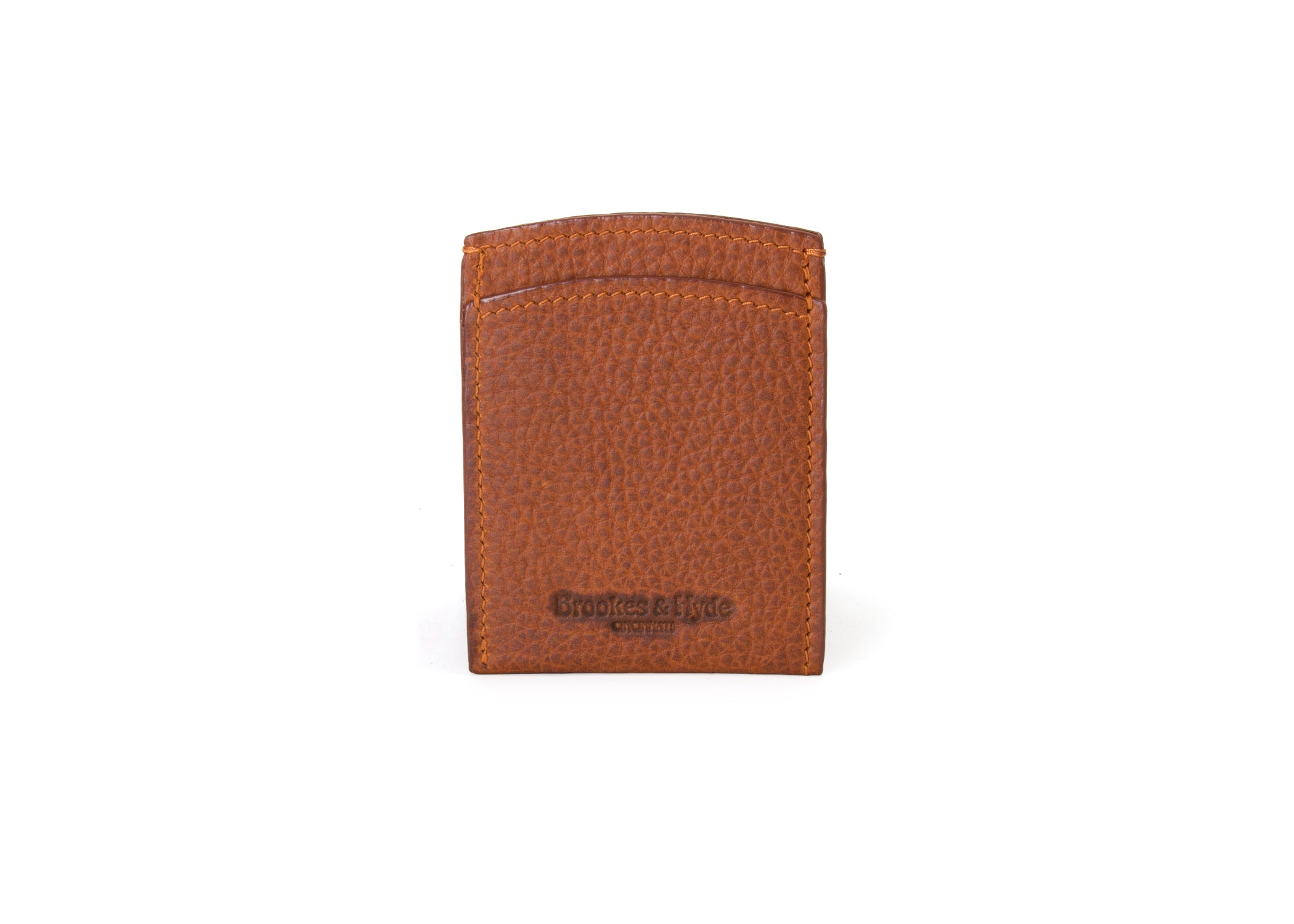 Tan Front Pocket Card Case