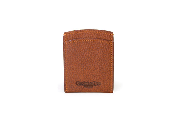 Tan Front Pocket Card Case